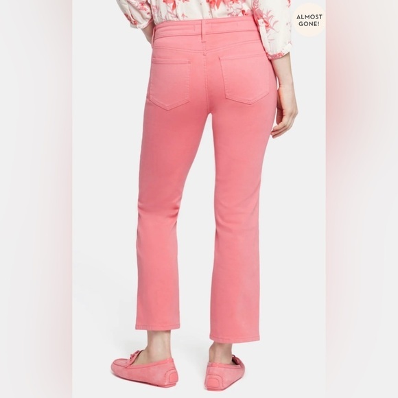 NYDJ Marilyn Straight Ankle Length Pink Punch Size 12 NWT - Picture 2 of 14